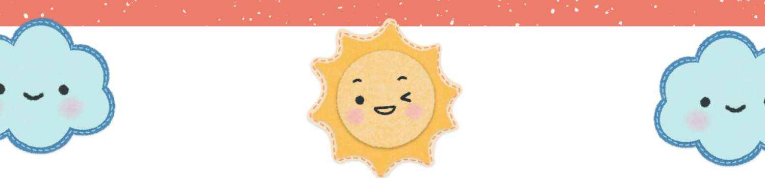 sun and cloud stickers