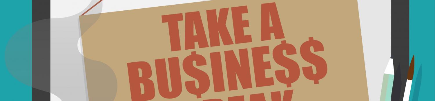 Take a business break logo